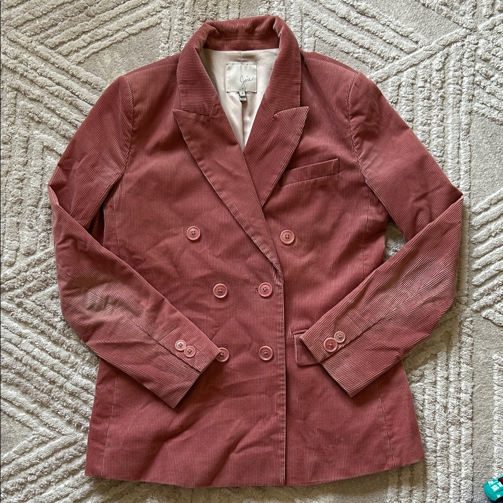 Joie Women's Corduroy Blazer in Rich Pink